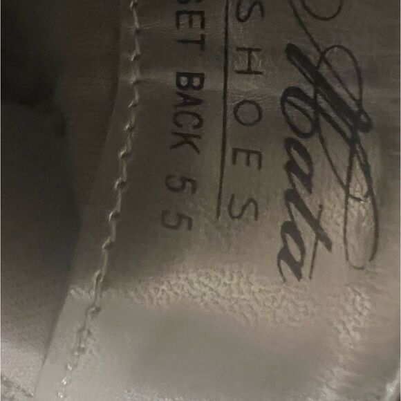 Mata Womens Fashion Metallic Shiny Metal Chain Lace Up Combat Ankle Boots 5.5 - Picture 11 of 16